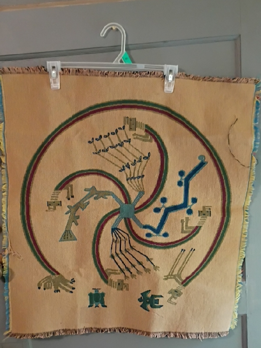 Handwoven Whirling Wall Tapestry - Decorative Home Wall Art